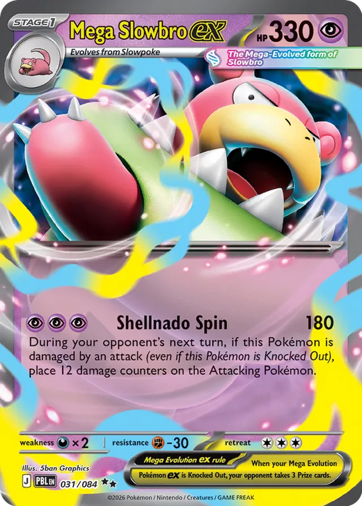 Mega Slowbro ex 031/084 — Pitch Black