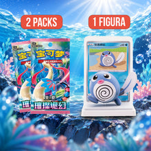 Blind Box Aquatica Painting Dream: dos sobres y figura de Poliwag