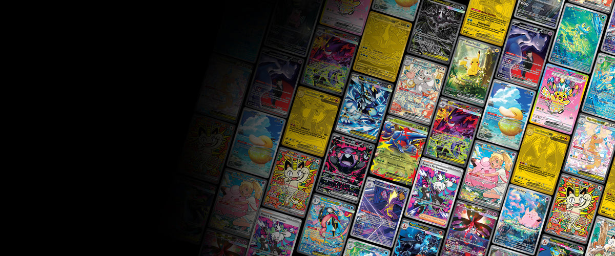 Selección de cartas Pokémon para la sección de singles