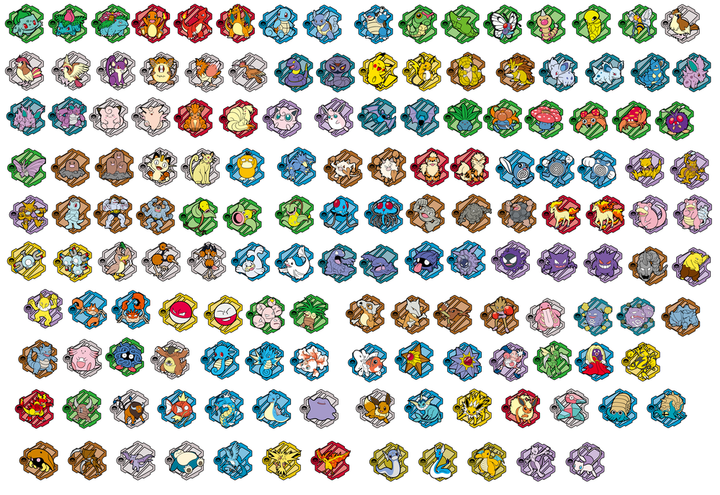 Collect 151 Puzzle Magnet Blind Box