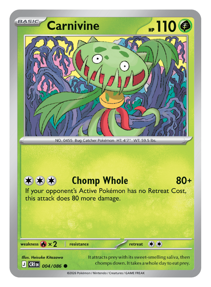 Carnivine 004/086 — Chaos Rising