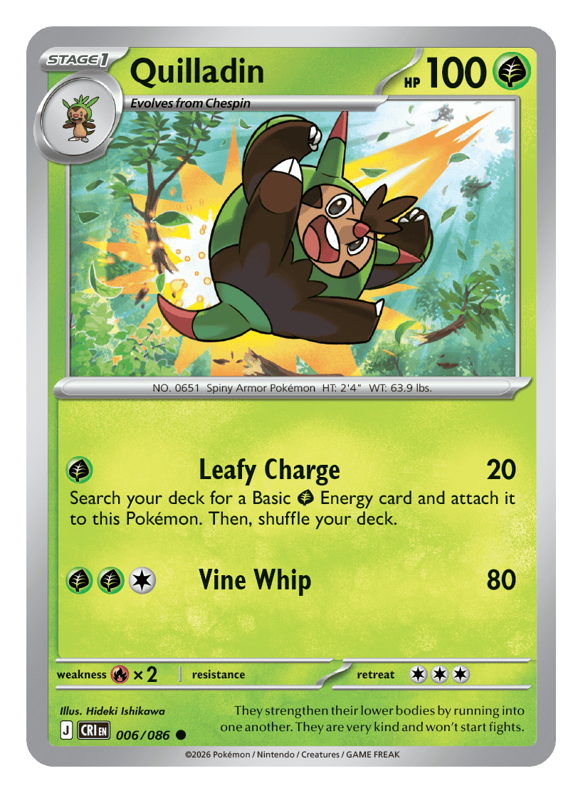 Quilladin 006/086 — Chaos Rising