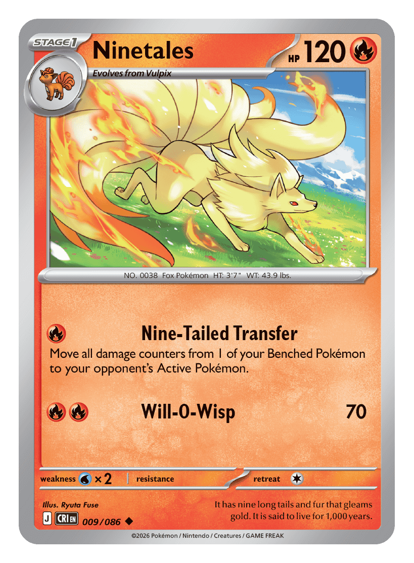 Ninetales 009/086 — Chaos Rising