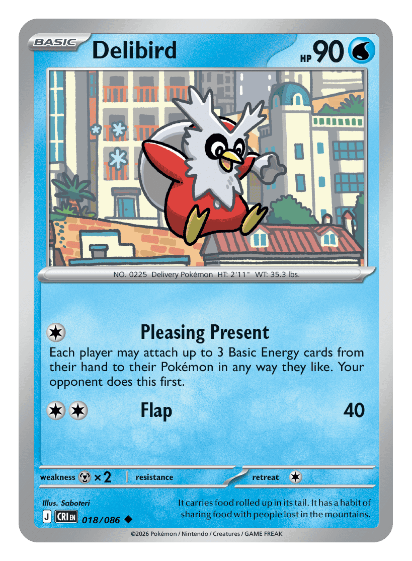 Delibird 018/086 — Chaos Rising