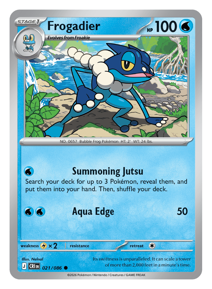 Frogadier 021/086 — Chaos Rising
