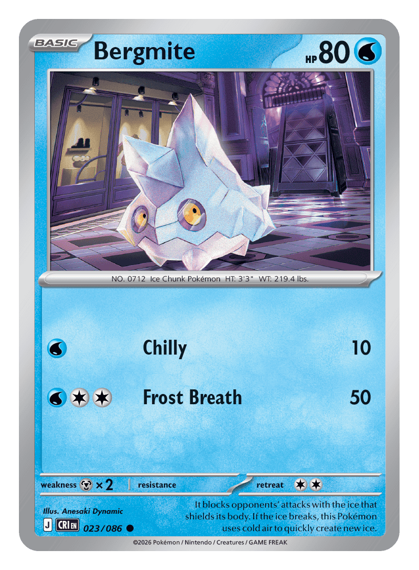 Bergmite 023/086 — Chaos Rising