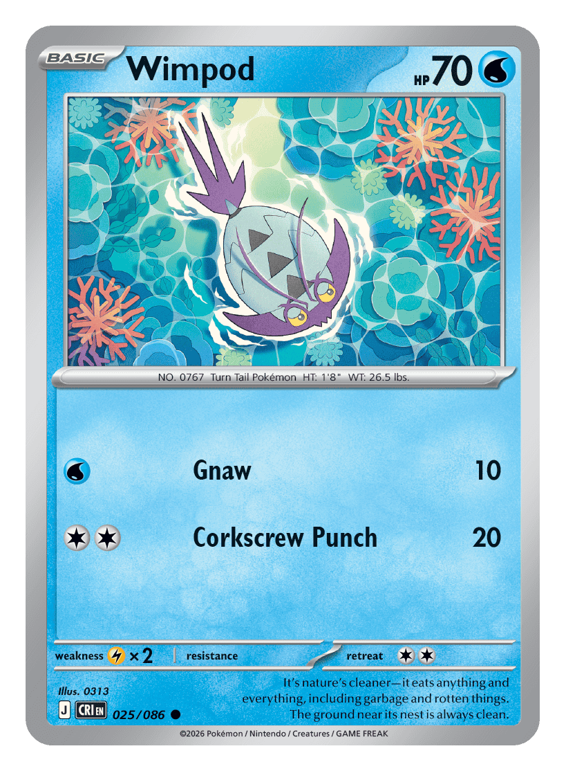 Wimpod 025/086 — Chaos Rising