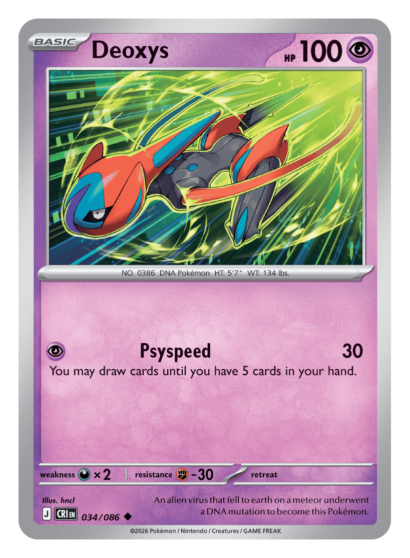 Deoxys 034/086 — Chaos Rising