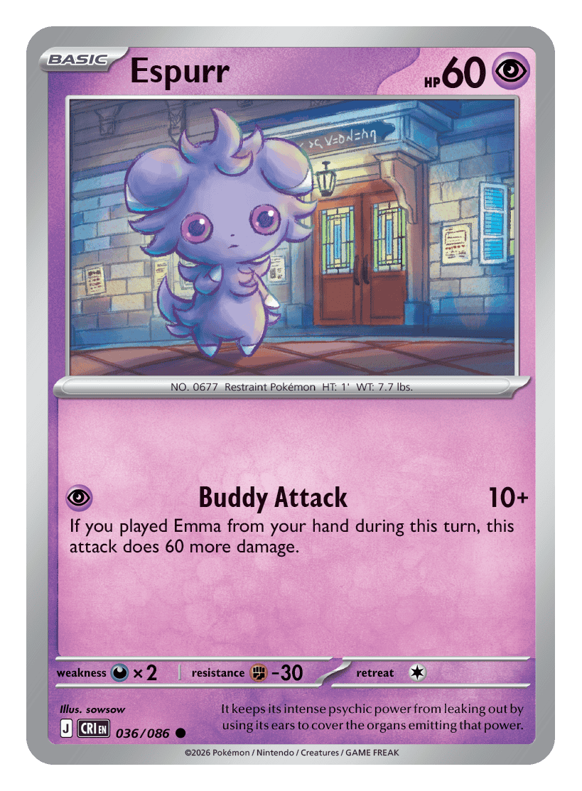 Espurr 036/086 — Chaos Rising