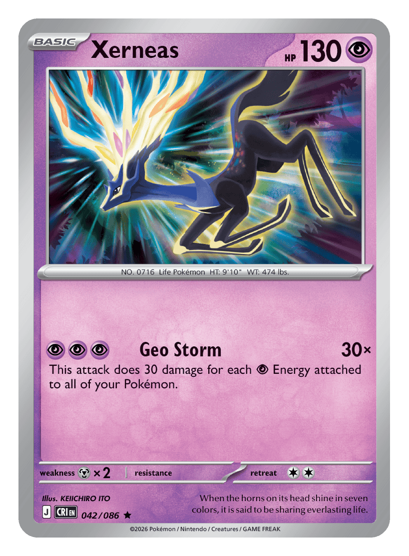Xerneas 042/086 — Chaos Rising