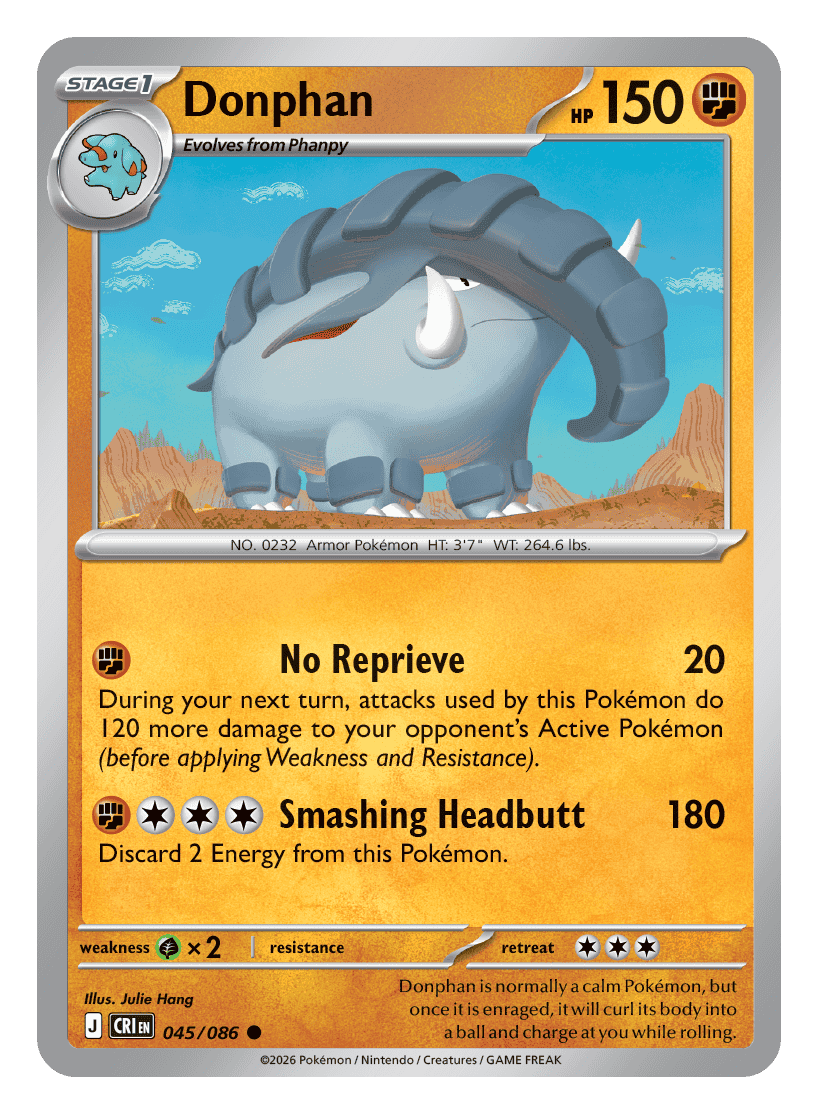 Donphan 045/086 — Chaos Rising
