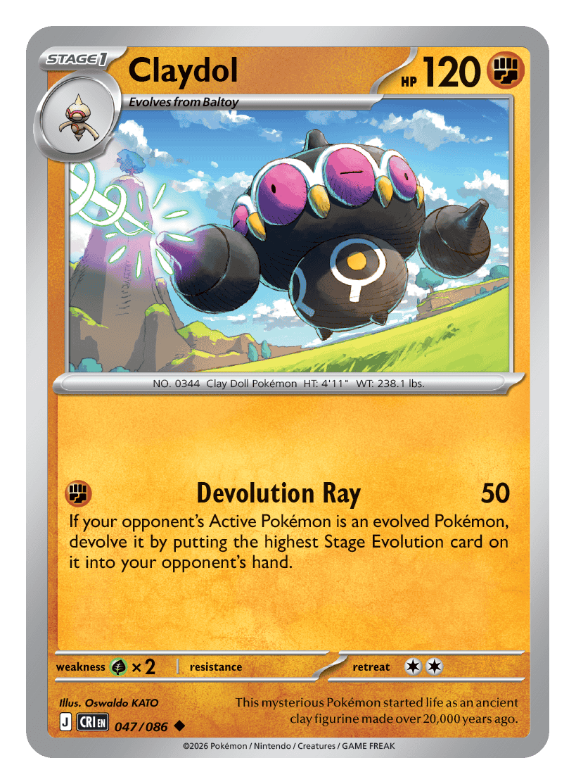 Claydol 047/086 — Chaos Rising