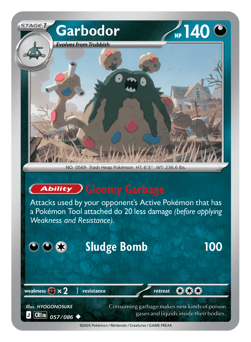 Garbodor 057/086 — Chaos Rising