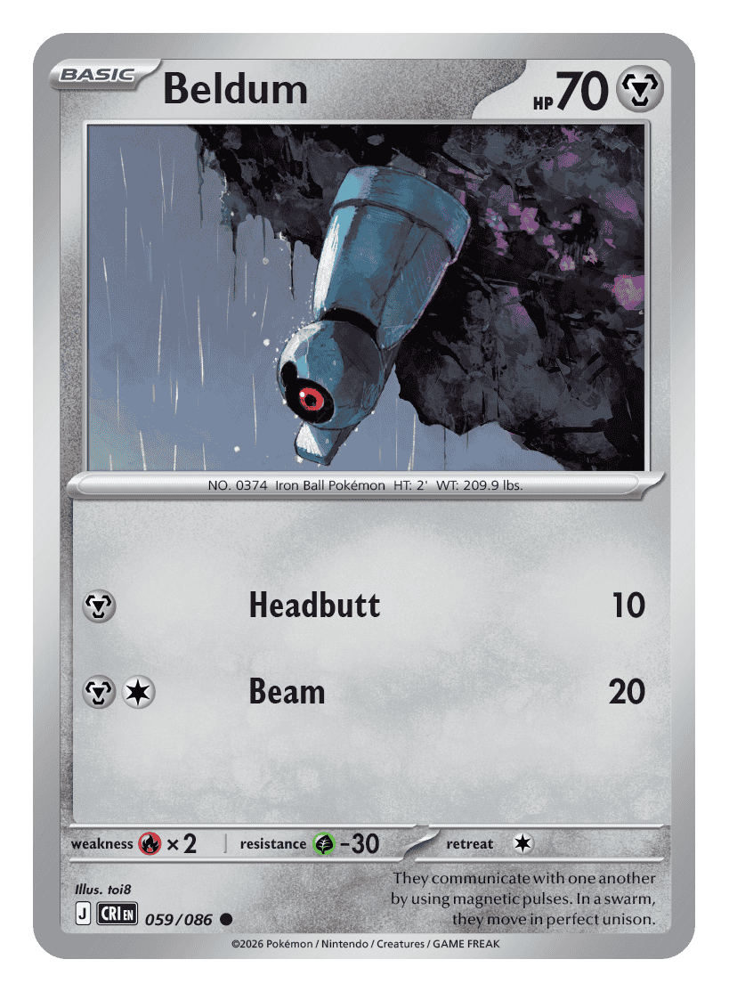Beldum 059/086 — Chaos Rising