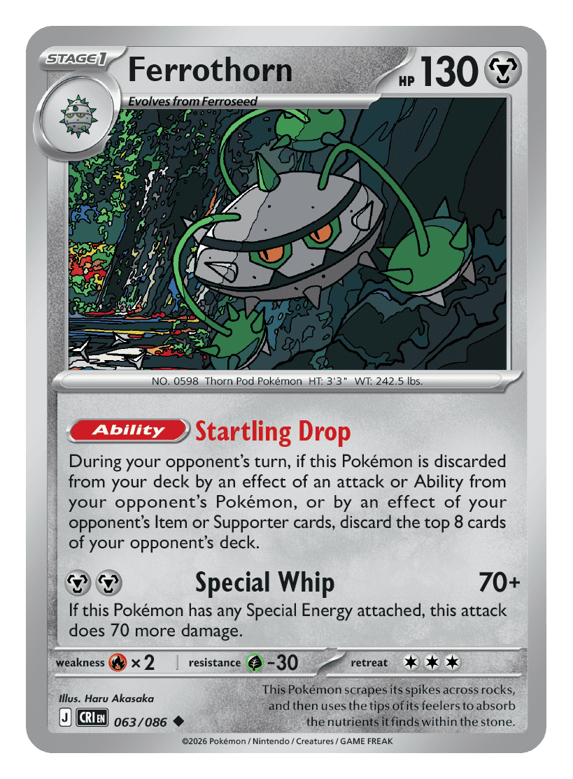 Ferrothorn 063/086 — Chaos Rising