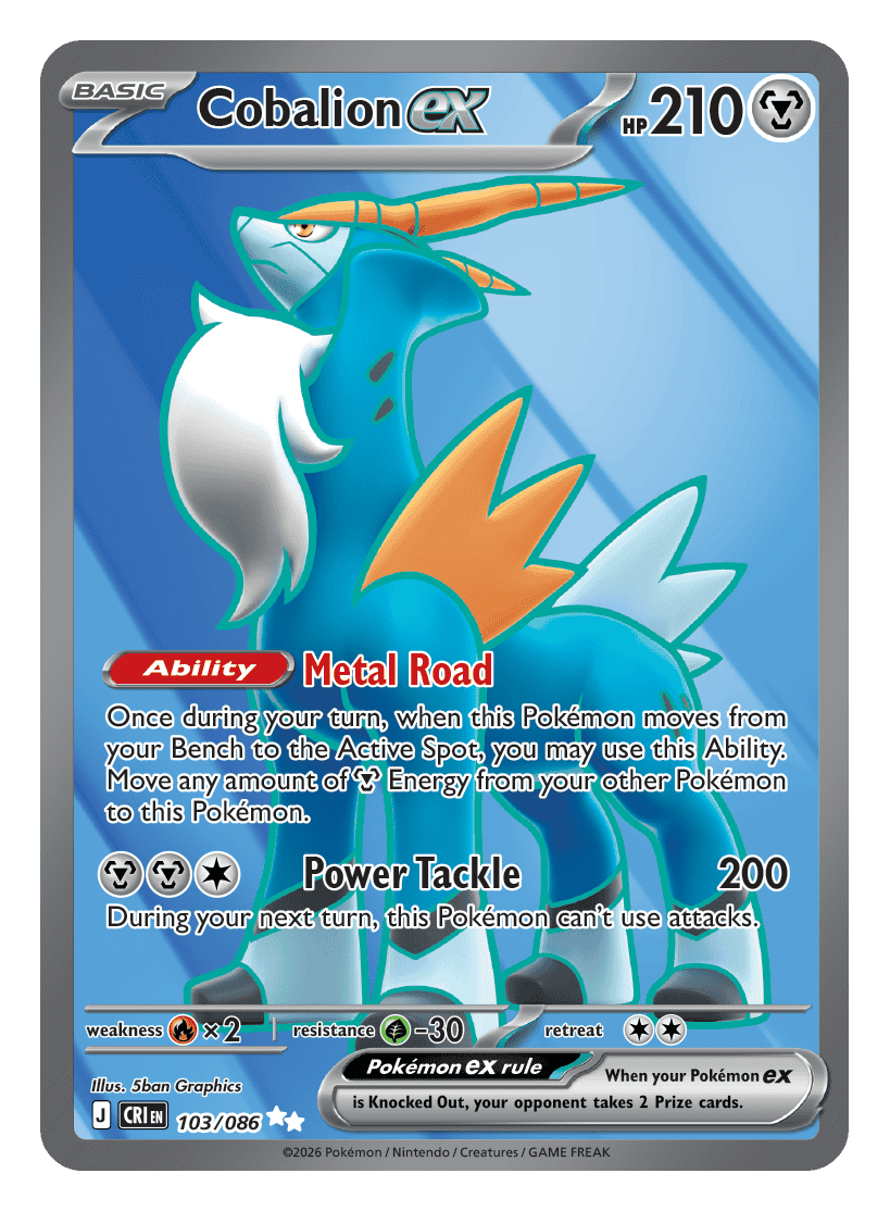 Cobalion ex 103/086 — Chaos Rising