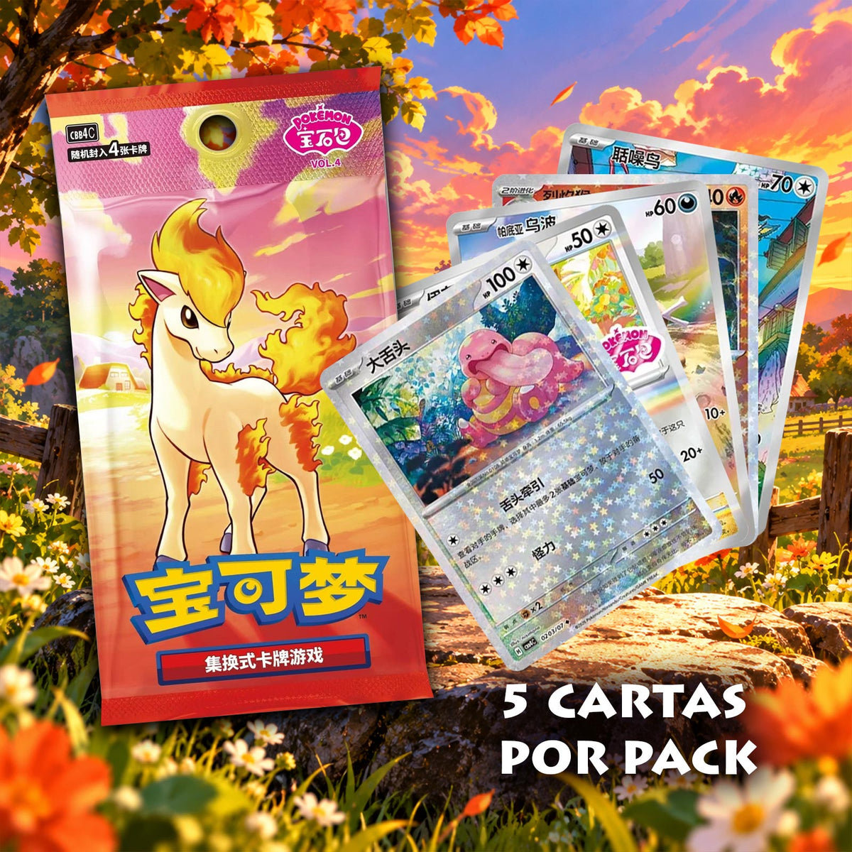Gemstone Volumen 4 CBB4C — booster pack con Ponyta