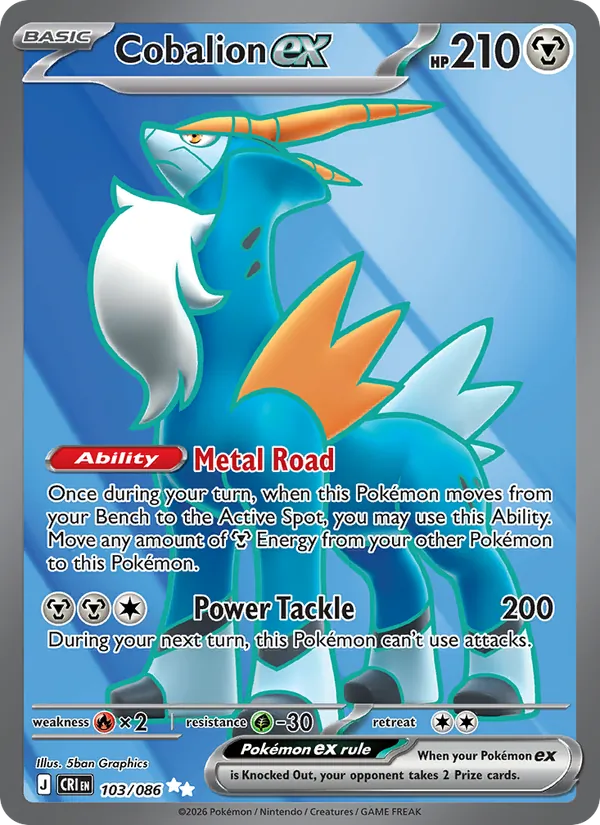 103 · Cobalion ex — Chaos Rising