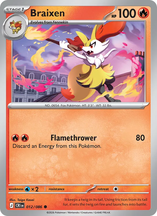 012 · Braixen — Chaos Rising