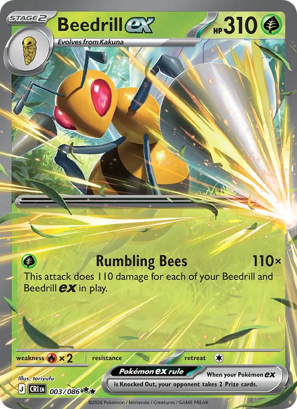 003 · Beedrill ex — Chaos Rising