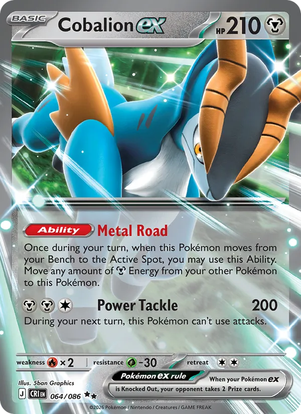 064 · Cobalion ex — Chaos Rising