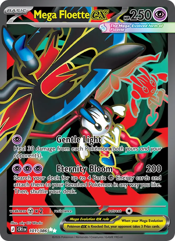 101 · Mega Floette ex — Chaos Rising