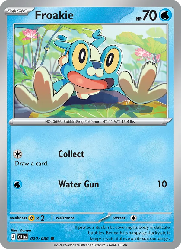 Froakie 020/086 Chaos Rising