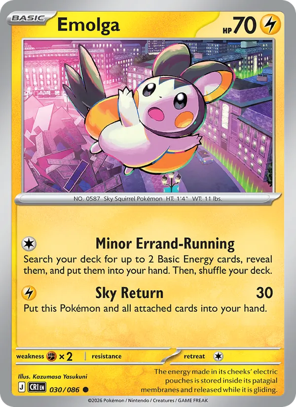 030 · Emolga — Chaos Rising