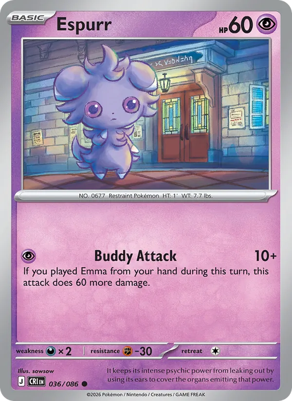 Espurr 036/086 Chaos Rising