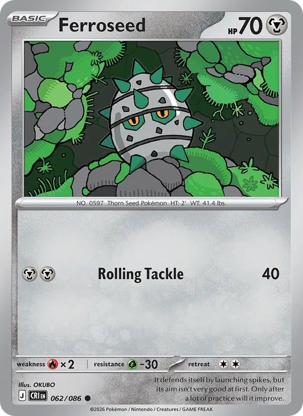 062 · Ferroseed — Chaos Rising