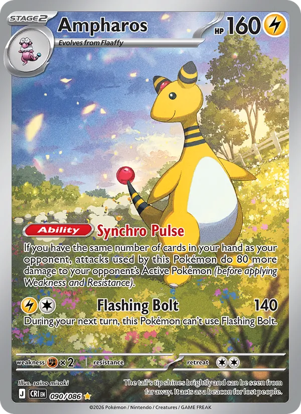 090 · Ampharos — Chaos Rising