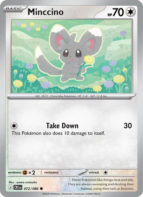 072 · Minccino — Chaos Rising