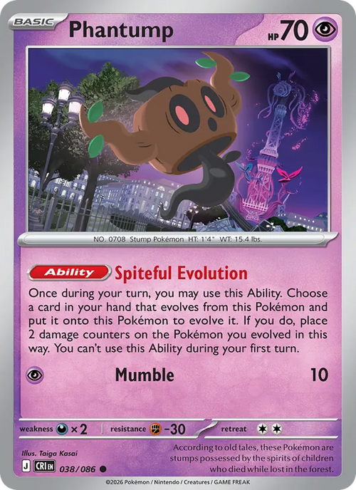Phantump 038/086 Chaos Rising