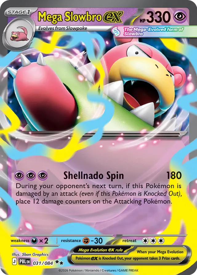 Mega Slowbro ex 031/084 — Pitch Black