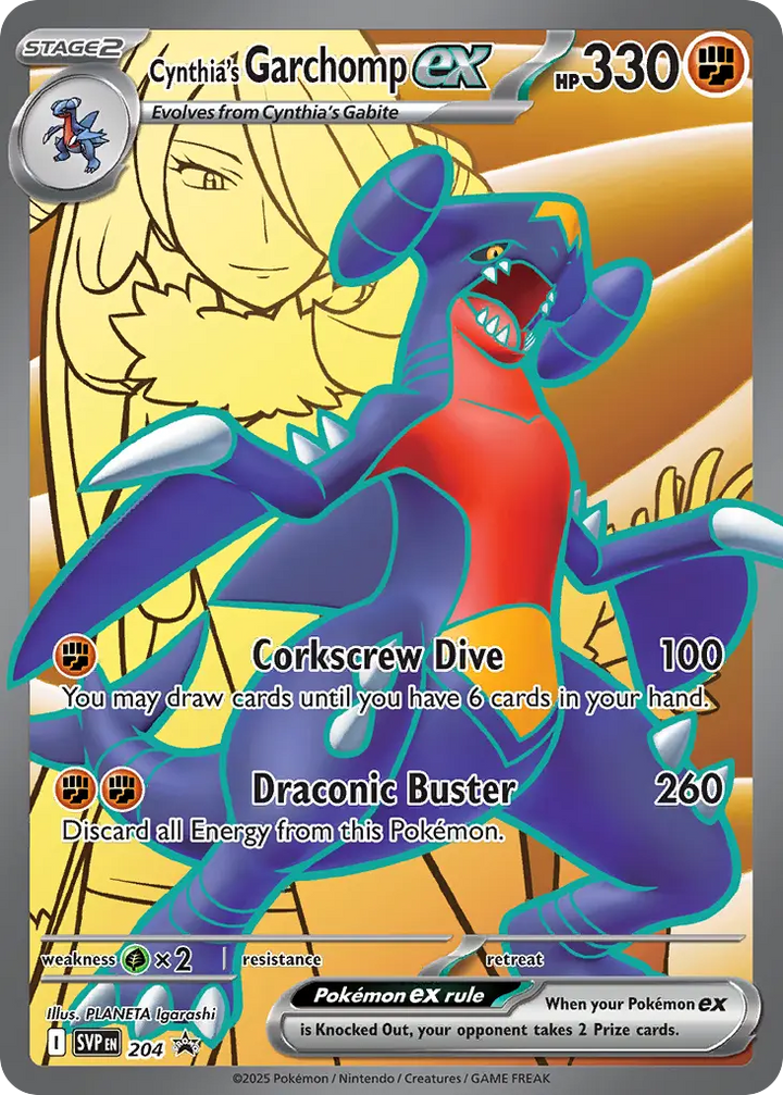 Cynthia's Garchomp ex SVP 204